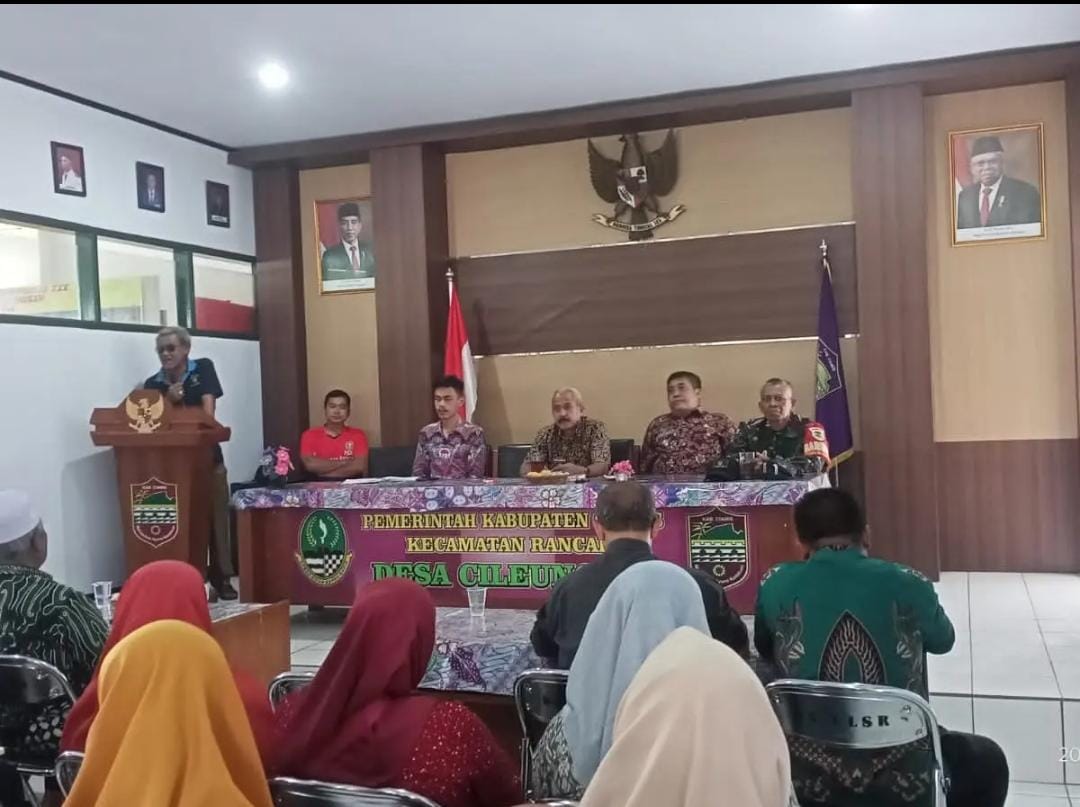 Rapat Persiapan Hari Ulang Tahun Desa Cileungsir yang ke-207 Tahun 2023.